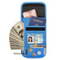 Travel Pouch Neck Wallet Organizer With RFID Blocking