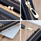 Large Capacity Kiss-lock Crossbody Phone Bag