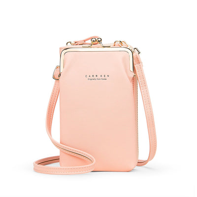 Women's Wallet New Double-layer Phone Crossbody Bag