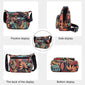 Printed Multi-Pocket Large Capacity Waterproof Nylon Ladies Messenger Bag(GET 2ND ONE 20% OFF)